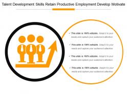 Talent development skills retain productive employment develop motivate