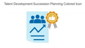 Talent Development Succession Planning Colored Icon In Powerpoint Pptx Png And Editable Eps Format