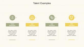 Talent Examples In Powerpoint And Google Slides Cpb