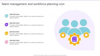 Talent Management And Workforce Planning Icon