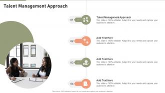 Talent Management Approach In Powerpoint And Google Slides Cpb
