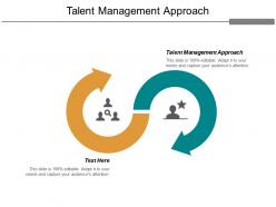 Talent management approach ppt slides good cpb