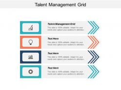 Talent management grid ppt powerpoint presentation infographic template brochure cpb