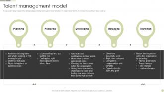 Talent Management Model Internal Talent Management Handbook