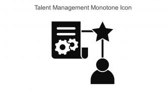 Talent Management Monotone Icon In Powerpoint Pptx Png And Editable Eps Format