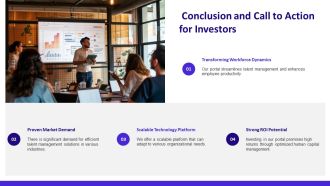 Talent Management Portal Investor Funding Elevator Pitch PPT Graphics AT Downloadable Interactive