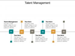 Talent management ppt powerpoint presentation model show cpb