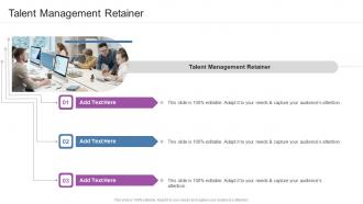 Talent Management Retainer In Powerpoint And Google Slides Cpb