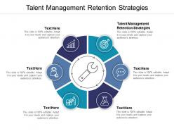 Talent management retention strategies ppt powerpoint presentation gallery slides cpb