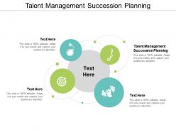Talent management succession planning ppt powerpoint presentation styles guide cpb