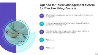Talent Management System for Effective Hiring Process complete deck