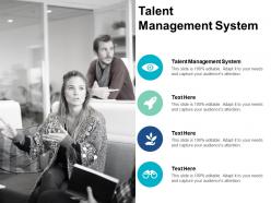 Talent management system ppt powerpoint presentation infographics ideas cpb