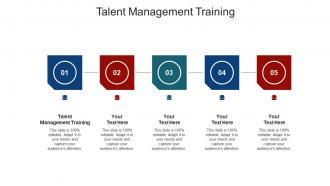Talent management training ppt powerpoint presentation summary graphics pictures cpb