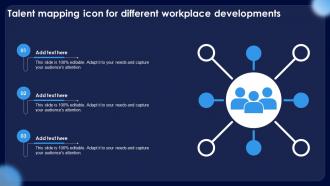 Talent Mapping Icon For Different Workplace Developments