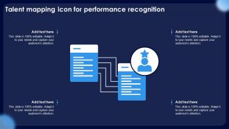 Talent Mapping Icon For Performance Recognition