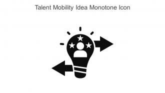Talent Mobility Idea Monotone Icon In Powerpoint Pptx Png And Editable Eps Format