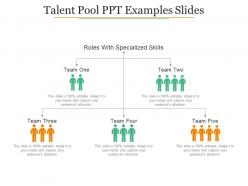 Talent pool ppt examples slides