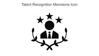 Talent Recognition Monotone Icon In Powerpoint Pptx Png And Editable Eps Format