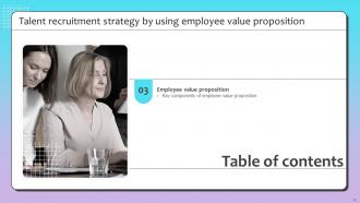 Talent Recruitment Strategy By Using Employee Value Proposition Powerpoint Presentation Slides Informative Graphical