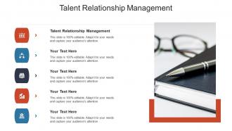 Talent relationship management ppt powerpoint presentation portfolio diagrams cpb