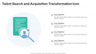 Talent Search And Acquisition Transformation Icon
