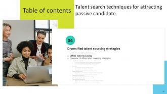 Talent Search Techniques For Attracting Passive Candidate Powerpoint Presentation Slides Analytical Good