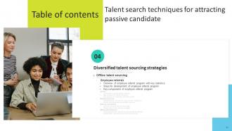 Talent Search Techniques For Attracting Passive Candidate Powerpoint Presentation Slides Multipurpose Good