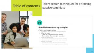 Talent Search Techniques For Attracting Passive Candidate Powerpoint Presentation Slides Downloadable Unique