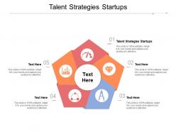 Talent strategies startups ppt powerpoint presentation slides elements cpb