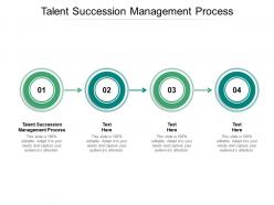 Talent succession management process ppt powerpoint presentation show gallery cpb