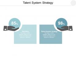 Talent system strategy ppt powerpoint presentation layouts design inspiration cpb