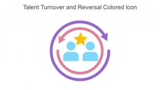 Talent Turnover And Reversal Colored Icon In Powerpoint Pptx Png And Editable Eps Format