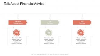 Talk About Financial Advice In Powerpoint And Google Slides Cpb
