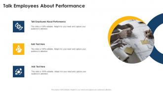 Talk Employees About Performance In Powerpoint And Google Slides Cpb