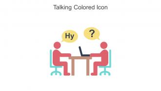 Talking Colored Icon In Powerpoint Pptx Png And Editable Eps Format