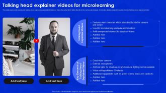 Talking Head ExplAIner Videos For Microlearning Synthesia AI Video Generation Platform AI SS