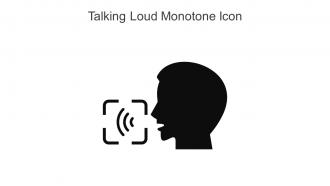 Talking Loud Monotone Icon In Powerpoint Pptx Png And Editable Eps Format