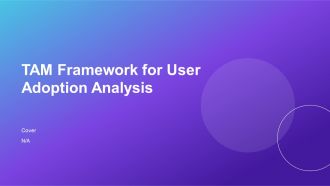 TAM Framework For User Adoption Analysis PPT Slides AT