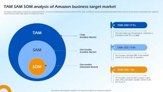 Tam Sam Som Analysis Of Amazon Business Target Market B2c E Commerce BP SS