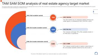 Tam Sam Som Analysis Of Real Estate Agency Real Estate Consultancy Business Plan BP SS