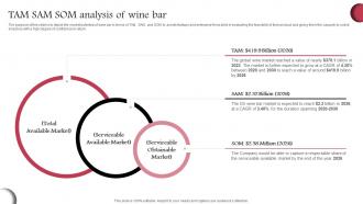 TAM SAM SOM Analysis Of Wine Bar Wine Cellar Business Plan BP SS