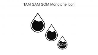 TAM SAM SOM Monotone Icon In Powerpoint Pptx Png And Editable Eps Format