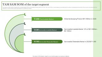 TAM SAM SOM Of The Target Segment Landscaping Business Plan BP SS
