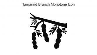 Tamarind Branch Monotone Icon In Powerpoint Pptx Png And Editable Eps Format