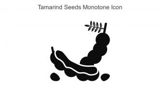 Tamarind Seeds Monotone Icon In Powerpoint Pptx Png And Editable Eps Format