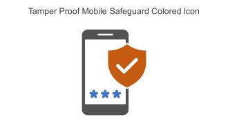 Tamper Proof Mobile Safeguard Colored Icon In Powerpoint Pptx Png And Editable Eps Format