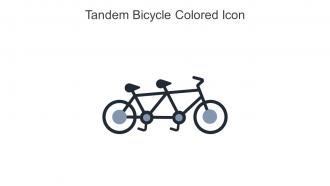 Tandem Bicycle Colored Icon In Powerpoint Pptx Png And Editable Eps Format