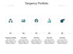 Tangency portfolio ppt powerpoint presentation model layouts cpb