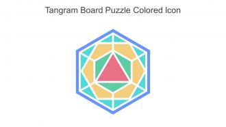 Tangram Board Puzzle Colored Icon In Powerpoint Pptx Png And Editable Eps Format