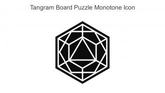Tangram Board Puzzle Monotone Icon In Powerpoint Pptx Png And Editable Eps Format